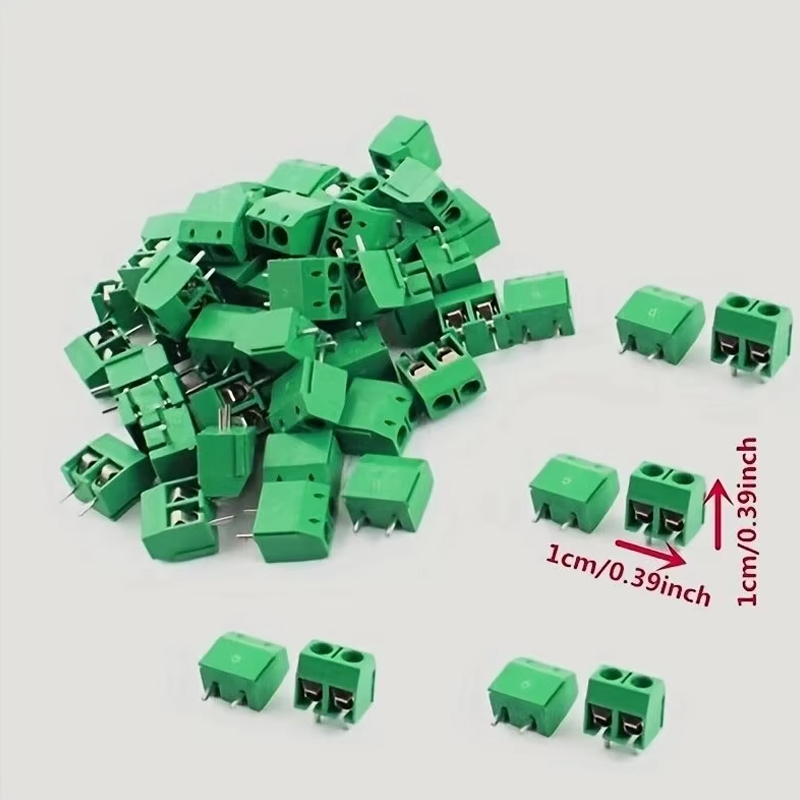 50PCS PCB Terminal Block Conne - Nuts Mix ulasan dan harga